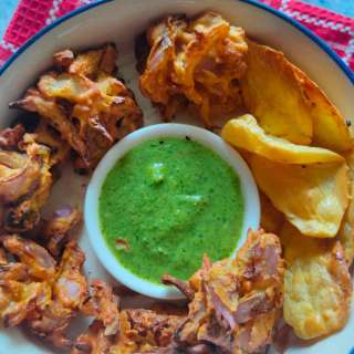 Air Fryer Pakora- Potato Onion