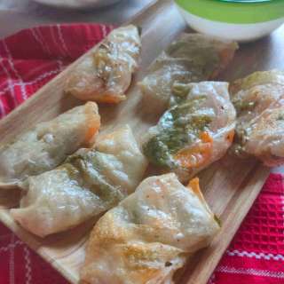 Air Fryer Crispy Rice Paper Dumplings Recipe