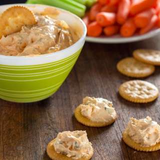 Dill Pickle Dip (with Buffalo Sauce)