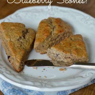 Whole-Wheat Blueberry Scones