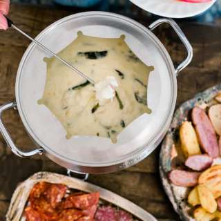 Mexican Cheese Fondue