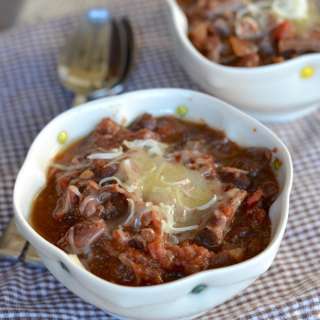Easy Slow Cooker Steak Chili