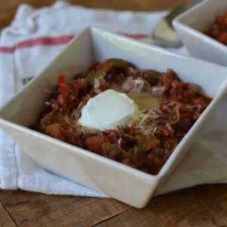 Slow Cooker Red and Green Chili