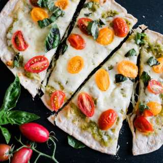 Margherita Mexican Pizza (Tlayuda)