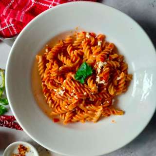 Creamy Vegan Arrabiata Pasta