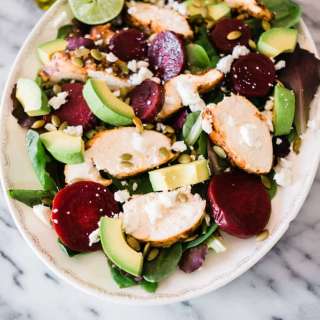 Beet, Avocado, and Chicken Salad