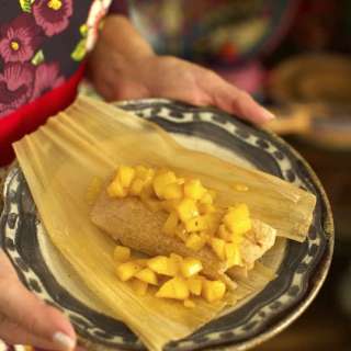 Sweet Mango Dessert Tamales