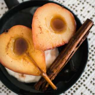 Piloncillo Poached Pears