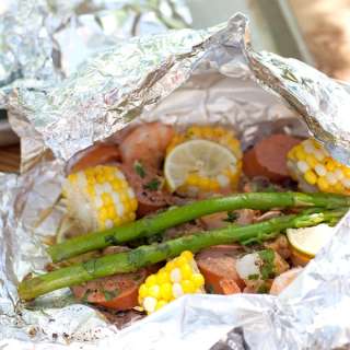 Shrimp Boil Foil Packets