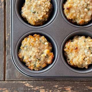 Parmesan-Crusted Chicken Muffins