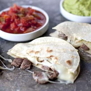 Carne Asada Chayote Quesadillas
