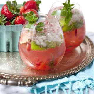 Strawberry and Passion Fruit Caipirinha
