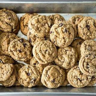 Double Peanut Butter Chocolate Chip Cookies