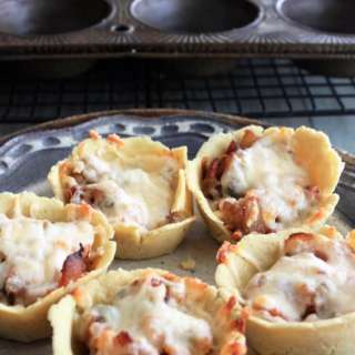 Roasted Chile, Cheese, and Bacon Mini-Tamale Pies