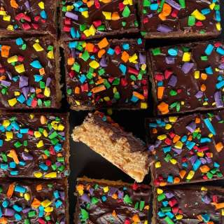 Chocolate Peanut Butter Rice Krispie Treats