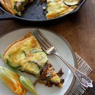 Spicy Mexican Chorizo Zucchini Frittata