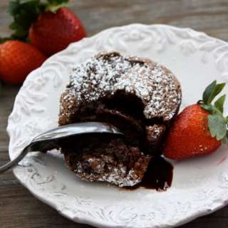Mexican Chocolate Lava Muffins