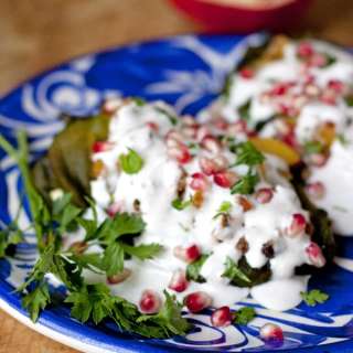 Chiles en Nogada (Stuffed Poblano Chiles with Walnut Sauce)