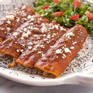 Chicken Mole Enchiladas