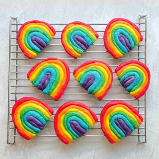 Rainbow Sugar Cookies