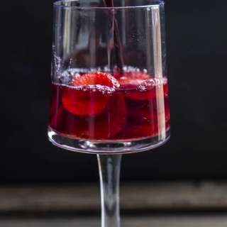 Chilean Strawberry Pisco Punch