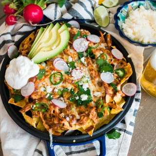 Chicken Mole Nachos