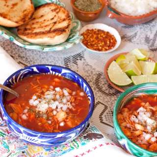 Red Pork and Hominy Stew (Pozole Rojo)