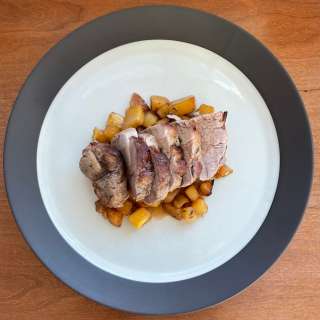 Apple Bourbon Pork Tenderloin