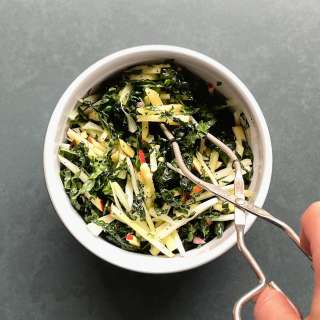 Fennel Apple Kale Slaw
