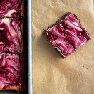 Blackberry Cheesecake Brownies