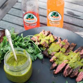 Grilled Skirt Steak with Chimichurri Sauce