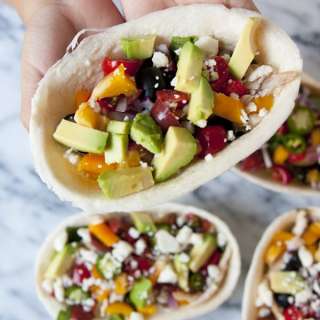 No-Cook Taco Salad with Tortilla Bowls