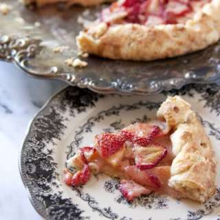 Rustic Apple and Strawberry Galette
