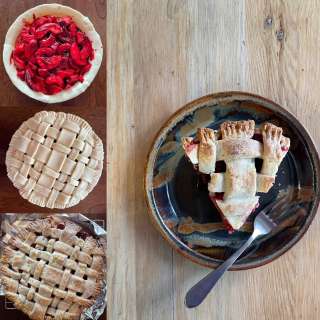 Apple and Blackberry Pie