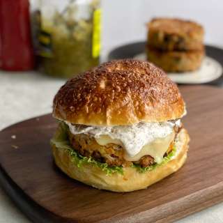 Roasted Cauliflower Burgers