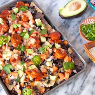 Camarones a la Diabla Nachos