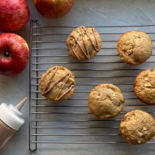 Sourdough Discard Apple Muffins