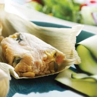 Zucchini and Corn Tamales