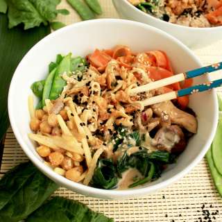 Asian Veggie Noodle Bowls