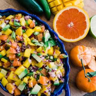 Citrus, Mango, and Avocado Salsa
