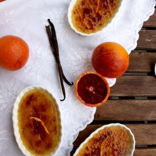Blood Orange Crème Brûlée