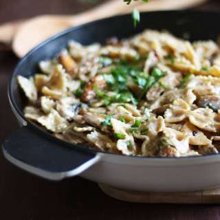 Rustic Creamy Mushroom Pasta