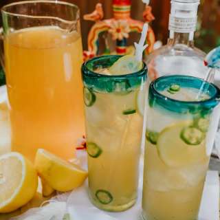 Spicy Green Tea & Lemonade Margarita