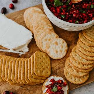 Cranberry Jalapeño Dip with Cream Cheese