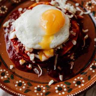 Stacked Red Enchiladas (Enchiladas Rojas)