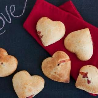 Heart-Shaped Strawberry Empanadas