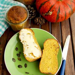 Pumpkin Yeast Bread in a Jar