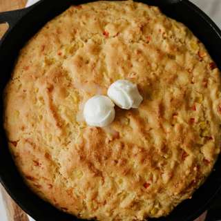 Cheesy Cornbread Skillet
