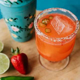Strawberry Jalapeño Margaritas