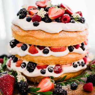 Lemon Berry Spring Fling Cake